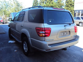2001 TOYOTA SEQUOIA SR5 MODEL 4.7L V8 AT 4WD COLOR GOLD STK Z13452