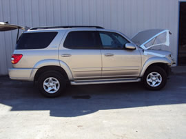2001 TOYOTA SEQUOIA SR5 MODEL 4.7L V8 AT 4WD COLOR GOLD STK Z13452