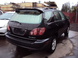 2000 LEXUS RX 300 SUV 3.0L V6  AT AWD  COLOR BLACK STK Z13463