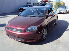 2006 SCION TC 2 DOOR CPE STD MODEL  2.4L AT FWD COLOR MAROON  Z14707