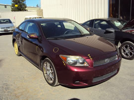 2006 SCION TC 2 DOOR CPE STD MODEL  2.4L AT FWD COLOR MAROON  Z14707