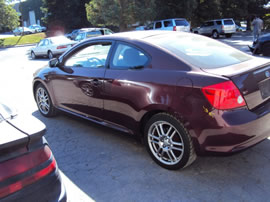 2006 SCION TC 2 DOOR CPE STD MODEL  2.4L AT FWD COLOR MAROON  Z14707