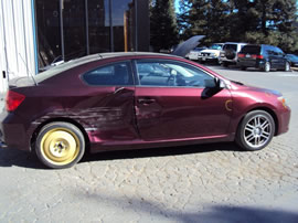 2006 SCION TC 2 DOOR CPE STD MODEL  2.4L AT FWD COLOR MAROON  Z14707