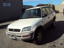 1997 TOYOTA RAV4 4 DOOR STD MODEL 2.0L MT AWD WITH DIFF LOC COLOR WHITE Z14709