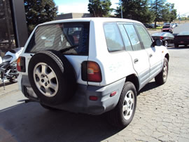 1997 TOYOTA RAV4 4 DOOR STD MODEL 2.0L MT AWD WITH DIFF LOC COLOR WHITE Z14709