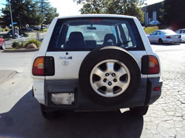 1997 TOYOTA RAV4 4 DOOR STD MODEL 2.0L MT AWD WITH DIFF LOC COLOR WHITE Z14709