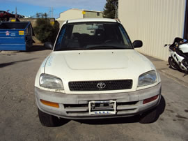1997 TOYOTA RAV4 4 DOOR STD MODEL 2.0L MT AWD WITH DIFF LOC COLOR WHITE Z14709