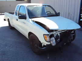 1995 TOYOTA TACOMA XTRA CAB DELUXE MODEL REGULAR BED 3.4L V6 MT 2WD COLOR WHITE Z14710
