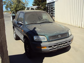 1996 TOYOTA RAV4 2 DOOR SUV 2.0L MT AWD COLOR GREEN  Z13471