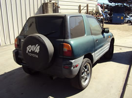 1996 TOYOTA RAV4 2 DOOR SUV 2.0L MT AWD COLOR GREEN  Z13471