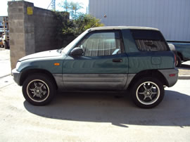 1996 TOYOTA RAV4 2 DOOR SUV 2.0L MT AWD COLOR GREEN  Z13471