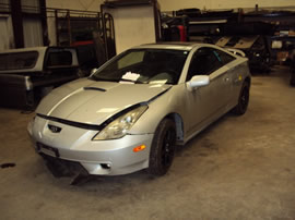 2002 TOYOTA CELICA 2 DOOR CPE GT MODEL 1.8L AT 2WD COLOR SILVER Z13477