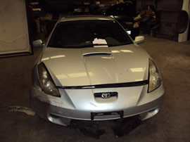 2002 TOYOTA CELICA 2 DOOR CPE GT MODEL 1.8L AT 2WD COLOR SILVER Z13477