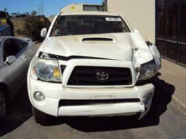 2006 TOYOTA TACOMA DOUBLE CAB PRE RUNNER MODEL 4.0L V6 AT 2WD COLOR WHITE Z13480