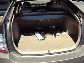 2004 TOYOTA PRIUS HYBRID 4 DOOR HATCHBACK 1.5L AT FWD COLOR GOLD Z14719