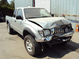 2002 TOYOTA TACOMA XTRA CAB SR5 PRE-RUNNER MODEL 3.4L V6 AT 2WD COLOR SILVER Z14720