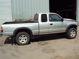 2002 TOYOTA TACOMA XTRA CAB SR5 PRE-RUNNER MODEL 3.4L V6 AT 2WD COLOR SILVER Z14720