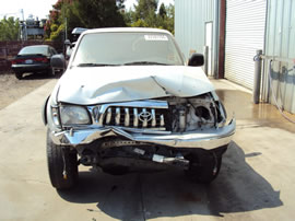 2002 TOYOTA TACOMA XTRA CAB SR5 PRE-RUNNER MODEL 3.4L V6 AT 2WD COLOR SILVER Z14720