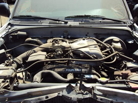 2002 TOYOTA TACOMA XTRA CAB SR5 PRE-RUNNER MODEL 3.4L V6 AT 2WD COLOR SILVER Z14720