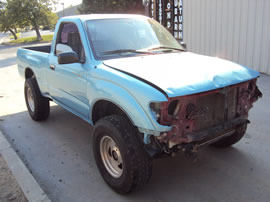 1995 TOYOTA TACOMA DLX MODEL REGULAR CAB 3.4L V6 MT 4X4 COLOR BLUE Z13481