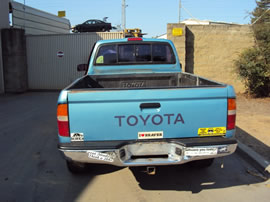 1995 TOYOTA TACOMA DLX MODEL REGULAR CAB 3.4L V6 MT 4X4 COLOR BLUE Z13481