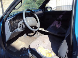 1995 TOYOTA TACOMA DLX MODEL REGULAR CAB 3.4L V6 MT 4X4 COLOR BLUE Z13481