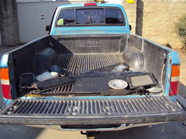 1995 TOYOTA TACOMA DLX MODEL REGULAR CAB 3.4L V6 MT 4X4 COLOR BLUE Z13481