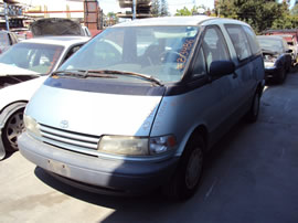 1993 TOYOTA PREVIA VAN DLX MODEL 2.4L EFI AT FWD COLOR BLUE Z13486