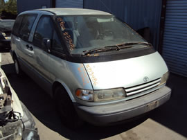 1993 TOYOTA PREVIA VAN DLX MODEL 2.4L EFI AT FWD COLOR BLUE Z13486