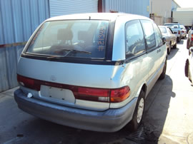 1993 TOYOTA PREVIA VAN DLX MODEL 2.4L EFI AT FWD COLOR BLUE Z13486