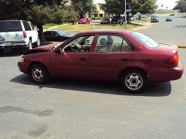 1999 TOYOTA COROLLA 4 DOOR SEDAN VE MODEL 1.8L AT 3 SPEED COLOR RED Z13490