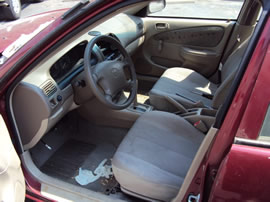 1999 TOYOTA COROLLA 4 DOOR SEDAN VE MODEL 1.8L AT 3 SPEED COLOR RED Z13490