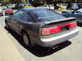 1989 TOYOTA SUPRA STANDARD MODEL SPORT ROOF 3.0L 6 CYLINDER NON TURBO MT 5 SPEED 2WD COLOR GRAY Z13492