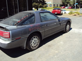 1989 TOYOTA SUPRA STANDARD MODEL SPORT ROOF 3.0L 6 CYLINDER NON TURBO MT 5 SPEED 2WD COLOR GRAY Z13492