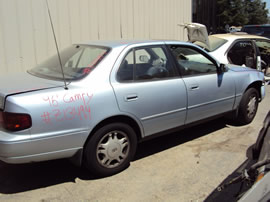 1996 TOYOTA CAMRY 4 DOOR SEDAN LE MODEL 3.0L V6 AT FWD COLOR BLUE Z13494