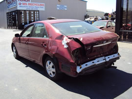 2005 TOYOTA CAMRY 4 DOOR SEDAN LE MODEL 2.4L AT FWD COLOR RED Z13496