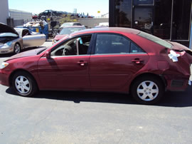 2005 TOYOTA CAMRY 4 DOOR SEDAN LE MODEL 2.4L AT FWD COLOR RED Z13496