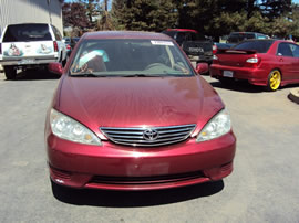 2005 TOYOTA CAMRY 4 DOOR SEDAN LE MODEL 2.4L AT FWD COLOR RED Z13496