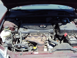 2005 TOYOTA CAMRY 4 DOOR SEDAN LE MODEL 2.4L AT FWD COLOR RED Z13496