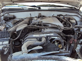 2004 TOYOTA TACOMA XTRA CAB SR5 PRE-RUNNER MODEL 3.4L V6 AT 2WD COLOR WHITE Z14727