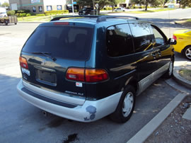 1998 TOYOTA SIENNA VAN XLE MODEL 3.0L V6 AT FWD COLOR GREEN Z13502