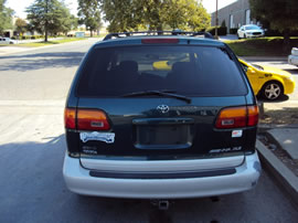 1998 TOYOTA SIENNA VAN XLE MODEL 3.0L V6 AT FWD COLOR GREEN Z13502