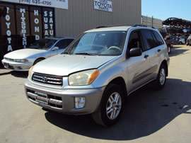 2002 TOYOTA RAV4 4 DOOR 2.0L AT AWD COLOR SILVER Z13504