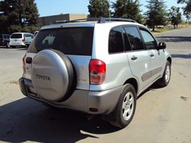 2002 TOYOTA RAV4 4 DOOR 2.0L AT AWD COLOR SILVER Z13504