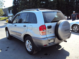 2002 TOYOTA RAV4 4 DOOR 2.0L AT AWD COLOR SILVER Z13504