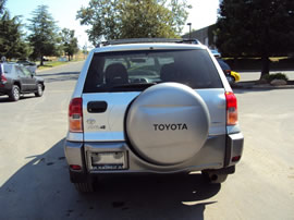 2002 TOYOTA RAV4 4 DOOR 2.0L AT AWD COLOR SILVER Z13504