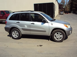 2002 TOYOTA RAV4 4 DOOR 2.0L AT AWD COLOR SILVER Z13504