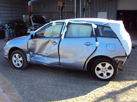 2007 TOYOTA MATRIX 4 DOOR HATCHBACK XR MODEL 1.8L AT FWD COLOR BLUE Z14731