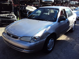 1999 TOYOTA COROLLA 4 DOOR SEDAN VE MODEL 1.8L AT 3 SPEED FWD COLOR PURPLE Z14734