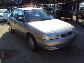 1999 TOYOTA COROLLA 4 DOOR SEDAN VE MODEL 1.8L AT 3 SPEED FWD COLOR PURPLE Z14734